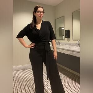 Malene Birger Zhou Wrap-Effect Stretch-Crepe Jumpsuit